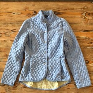 Barbour Women’s Quilted Periwinkle Blue Short Jacket | Size 4